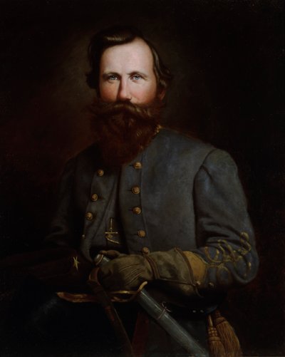 Portret van James Ewell Brown Stuart, 1869 door Thomas Hovenden